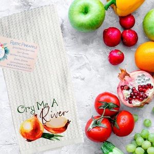 Cry Me a River Onion Waffle Weave Towel